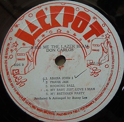 Don Carlos (2) : Pass Me The Lazer Beam (LP, Album)