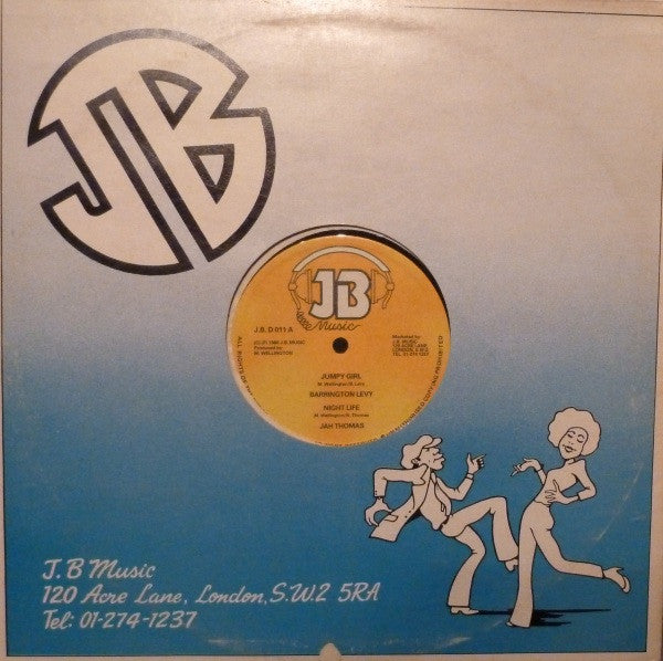 Barrington Levy, Jah Thomas : Jumpy Girl / Night Life (12", Maxi)