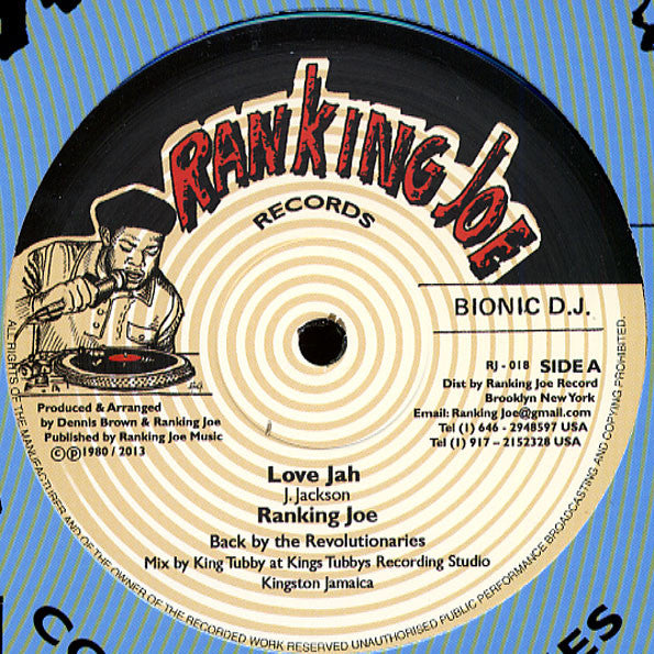 Ranking Joe : Love Jah (12")