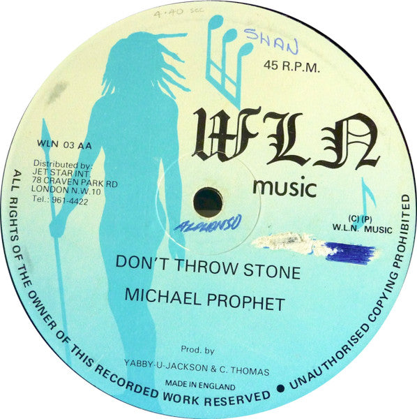 Michael Prophet : Rock Me Baby / Don't Throw Stone (12")