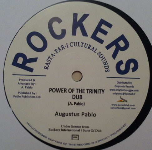 Augustus Pablo : Power Of The Trinity Dub / West Abyssinia Dub (12", RE)