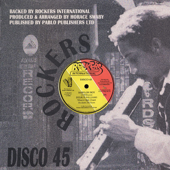 Delroy Williams : Think Twice / Babylon Boy (12", RE)