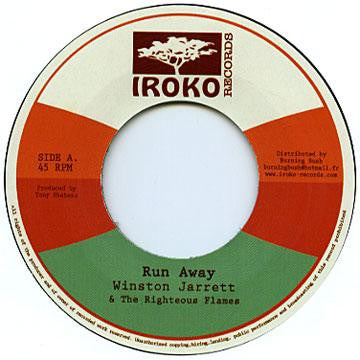 Winston Jarrett & The Righteous Flames : Run Away (7")