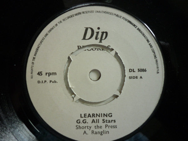 G.G. Allstars, Shorty The President / Bongo Herman : Learning / In The Getto (7")