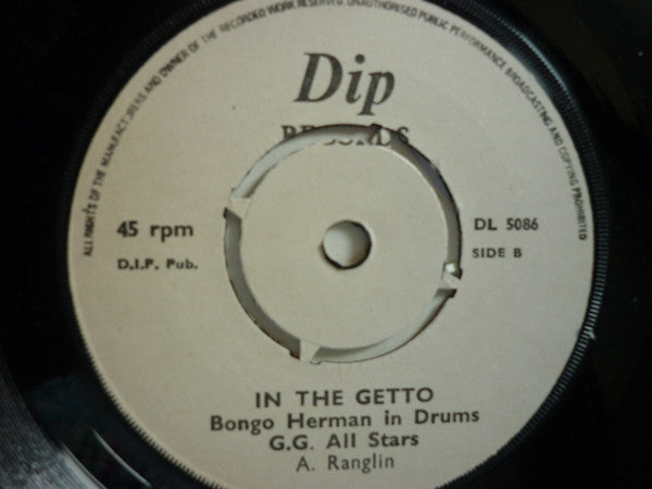 G.G. Allstars, Shorty The President / Bongo Herman : Learning / In The Getto (7")