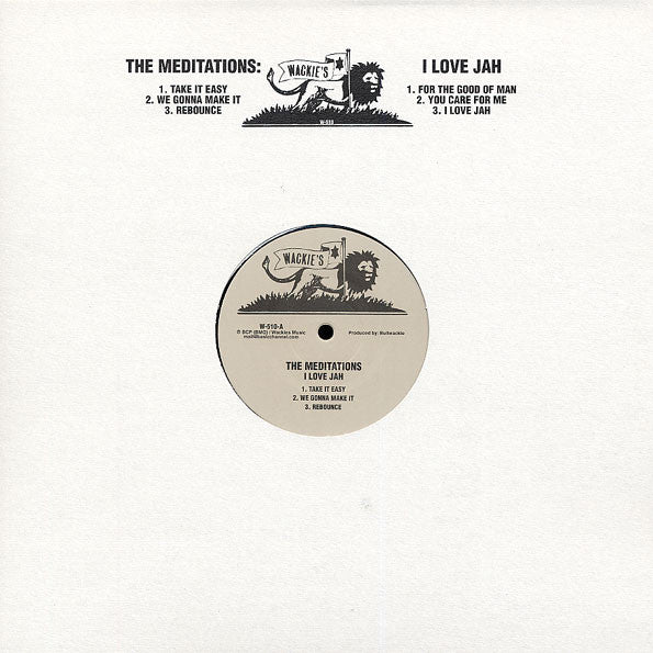 The Meditations : I Love Jah (LP, RE)