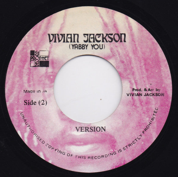 Vivian Jackson  & The Prophets : Pick The Beam (7")
