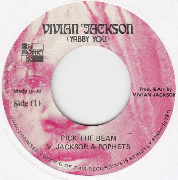 Vivian Jackson  & The Prophets : Pick The Beam (7")