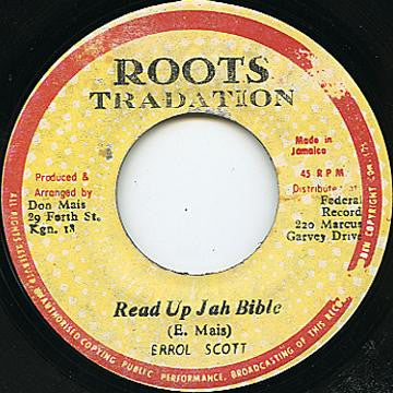 Errol Scott* : Read Up Jah Bible (7")