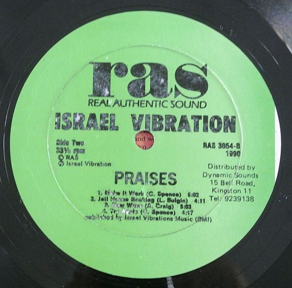 Israel Vibration : Praises (LP, Album)