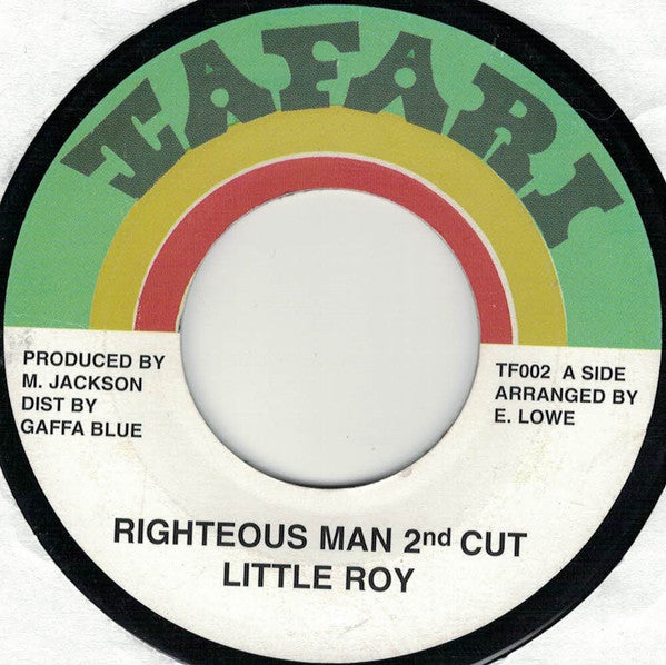 Little Roy : Righteous Man 2nd Cut (7", RE)