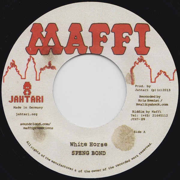 Speng Bond : White Horse / Heidi Riddim (7")