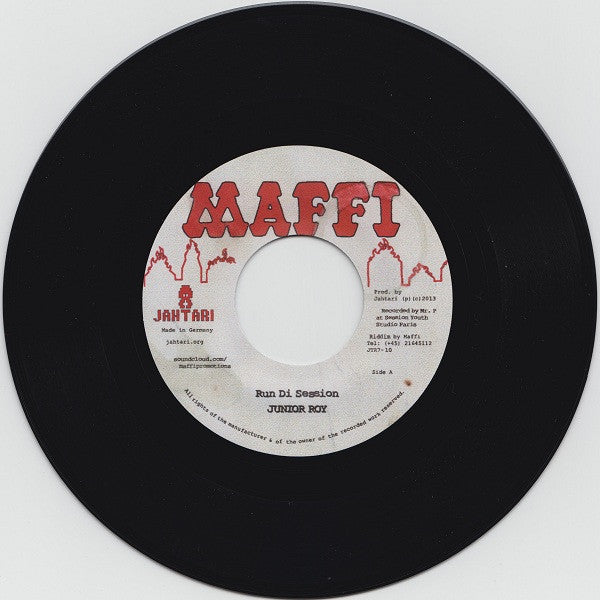 Junior Roy / Lord Sassafrass : Run Di Session / Talking Yardie (7")