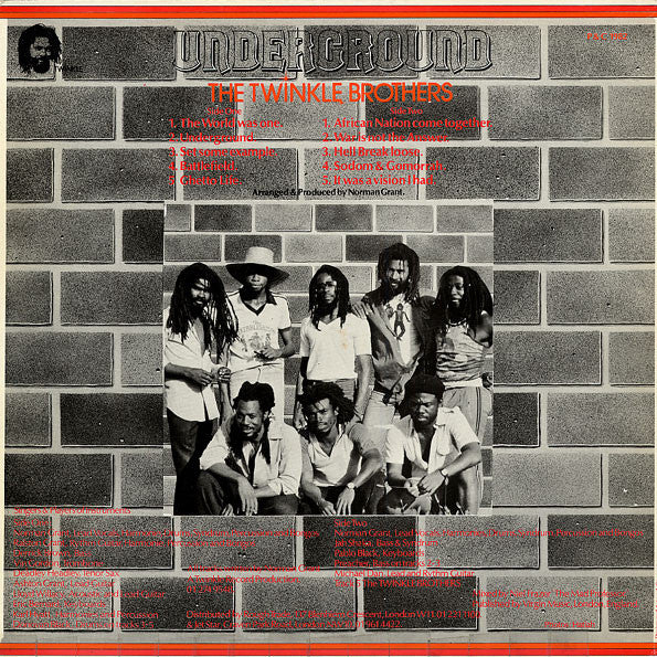 Twinkle Brothers : Underground (LP, RP)