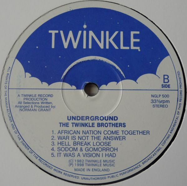 Twinkle Brothers : Underground (LP, RP)