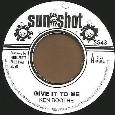 Ken Boothe / I-Roy : Give It To Me / Musical Air Raid (7")