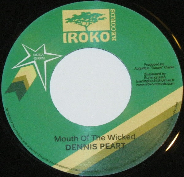 Dennis Peart / Simplicity People : Mouth Of The Wicked / Logan's Street Rock (7")
