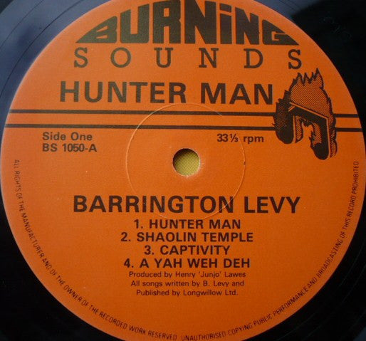 Barrington Levy : Hunter Man (LP, Comp)