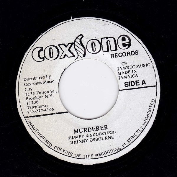 Johnny Osbourne / The Skatalites : Murderer (7", Single, RP)