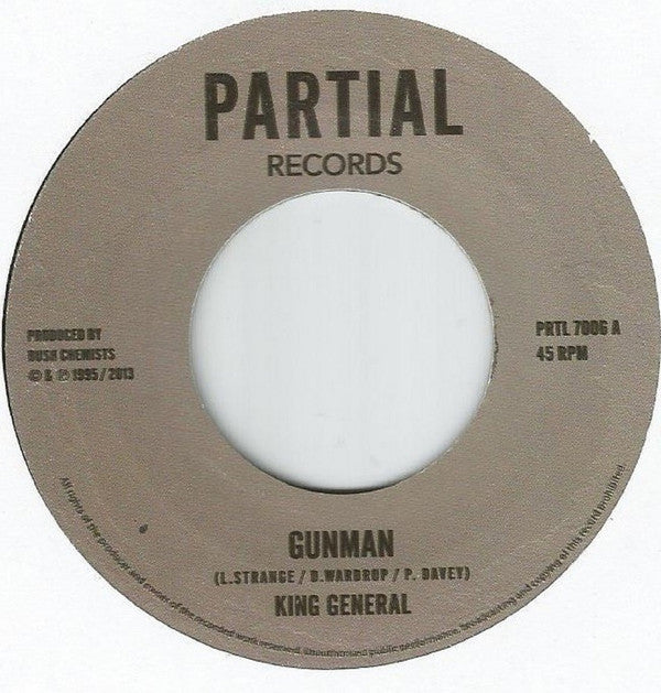 King General : Gunman / Lick A Shot Version (7")