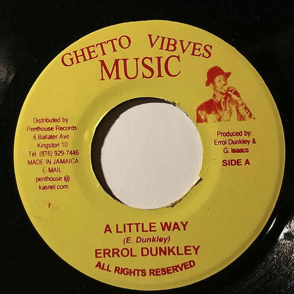 Errol Dunkley : A Little Way (7")