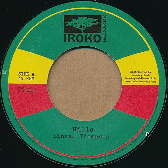 Linval Thompson : Hills (7", RE)