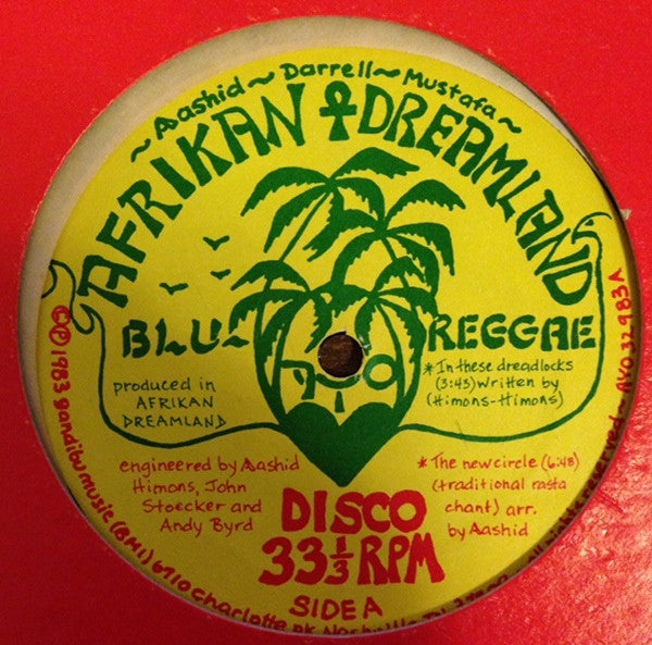 Afrikan Dreamland : Blu-Reggae (12", EP)