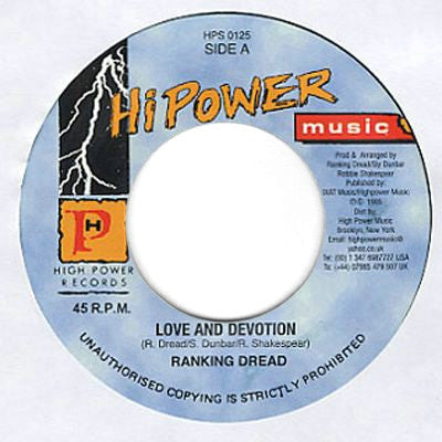 Ranking Dread : Love And Devotion (7")