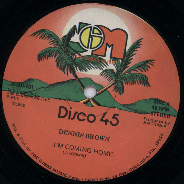Dennis Brown : I'm Coming Home (12", Single)