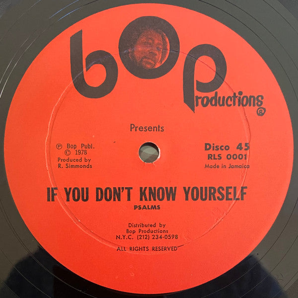 The Psalms : If You Don't Know Yourself (12")
