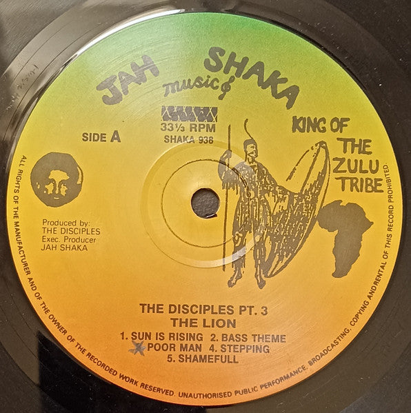 The Disciples (2) : Part 3 - The Lion (LP, Album)