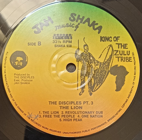 The Disciples (2) : Part 3 - The Lion (LP, Album)