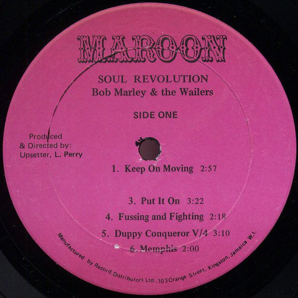 Bob Marley & The Wailers : Soul Revolution Part 2 (LP, Album)