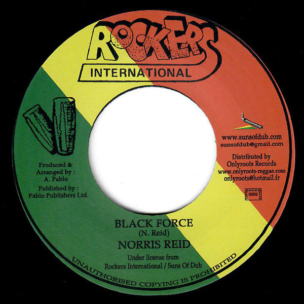 Norris Reid : Black Force (7", RE)