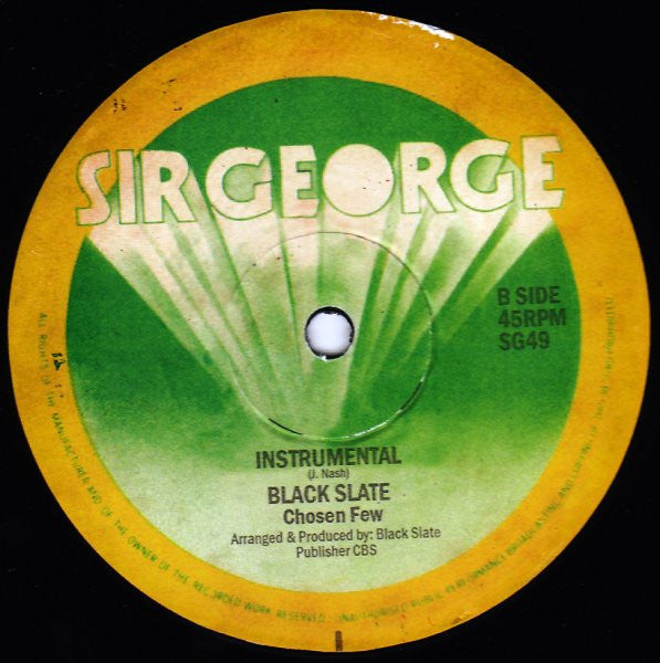 Black Slate & The Chosen Few : Tears On My Pillow (12")