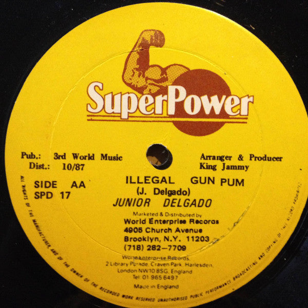 Shabba Ranks / Junior Delgado : Needle Eye Pum Pum / Illegal Gun (12")