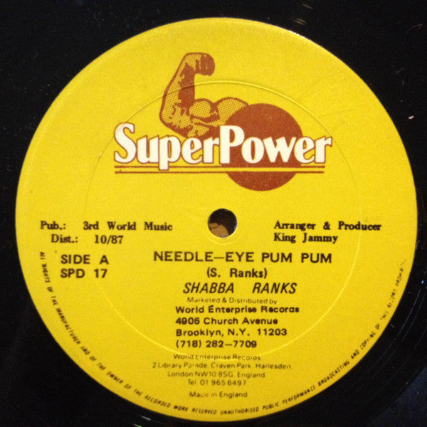 Shabba Ranks / Junior Delgado : Needle Eye Pum Pum / Illegal Gun (12")