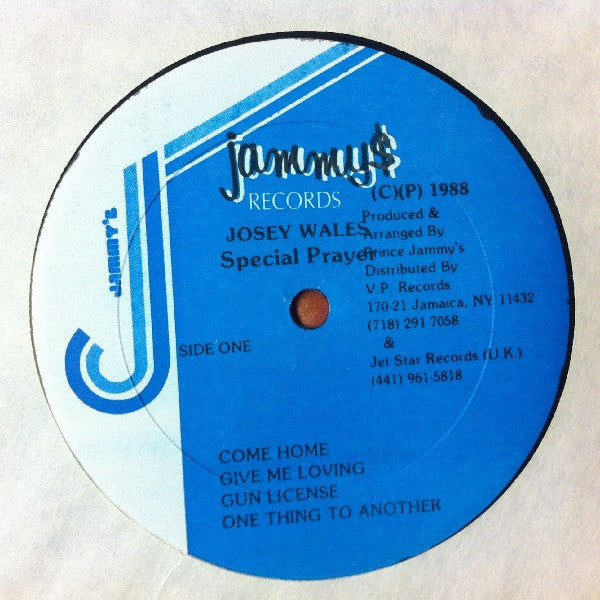 Josey Wales : Special Prayer (LP, Album)