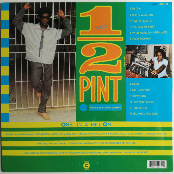 Half Pint (3) : One In A Million (LP, Album, RE)