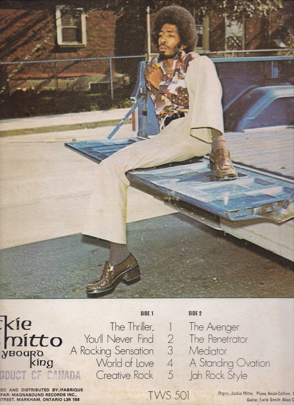 Jackie Mitto* : The Keyboard King (LP, Album, Red)