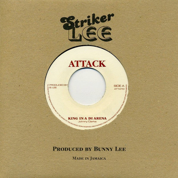 Johnny Clarke : King In A Di Arena (7", RE)