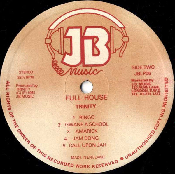 Trinity (4) : Full House (LP, Album)