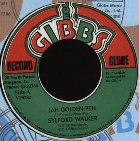 Sylford Walker / The Mighty Two : Jah Golden Pen / Golden Dub (7", RE)