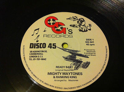 Mighty Maytones* And Ranking King : Ready Baby (12")