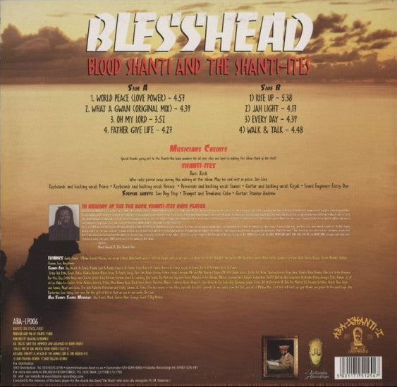 Blood Shanti & The Shanti-Ites : Blesshead (LP)