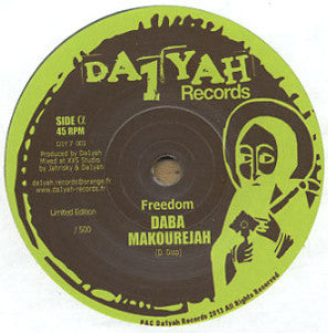 Daba Makourejah : Freedom (7", Ltd, Num, Cle)
