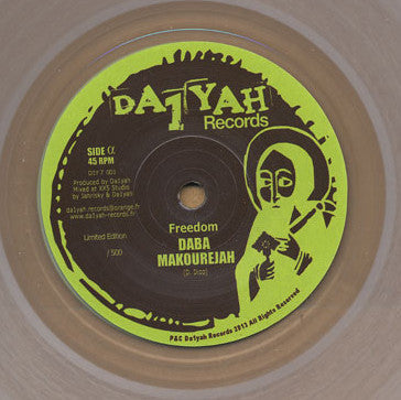 Daba Makourejah : Freedom (7", Ltd, Num, Cle)