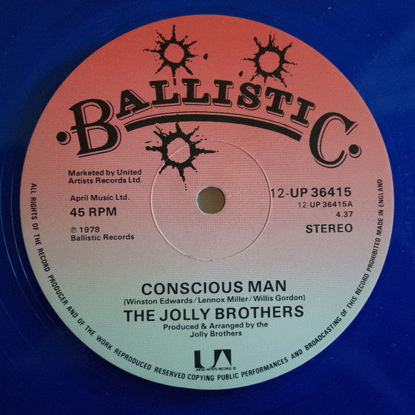 The Jolly Brothers : Conscious Man (12", Blu)