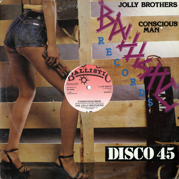 The Jolly Brothers : Conscious Man (12", Blu)