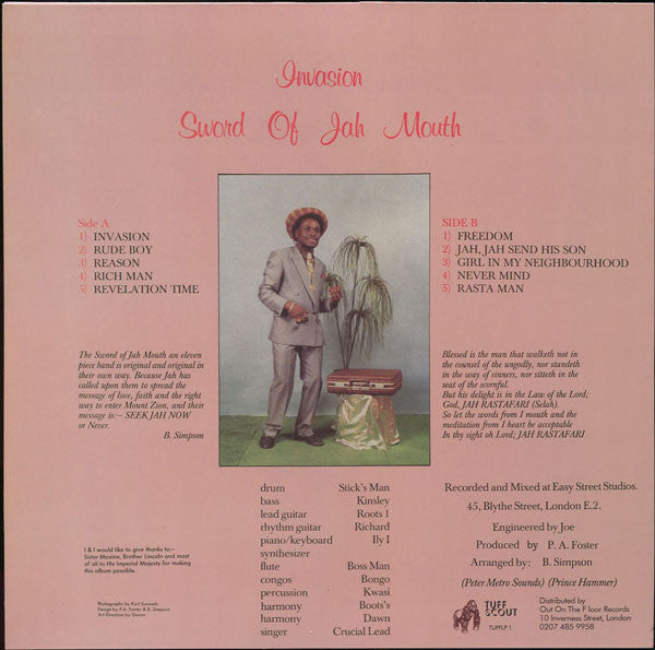 Sword Of Jah Mouth : Invasion (LP, Ltd, RE)